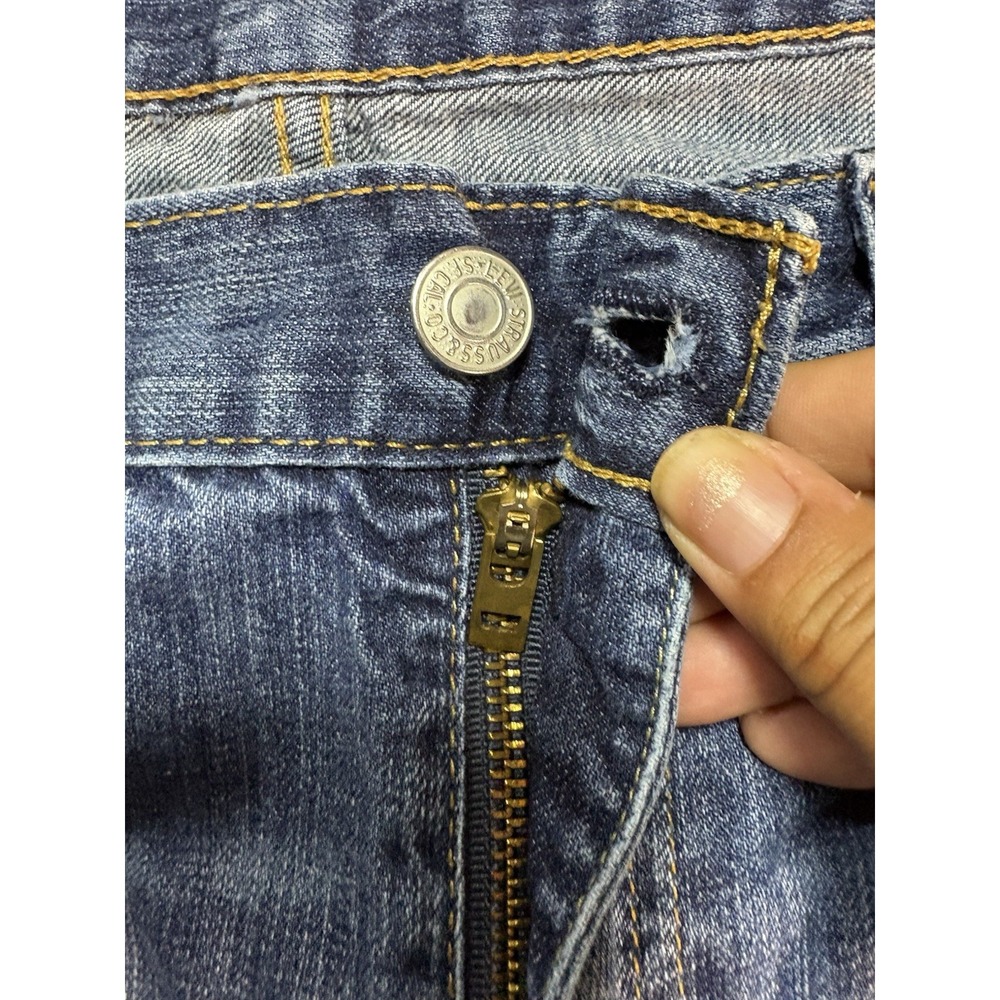 Levis Strauss 514 Jeans Men 33x30 Blue Denim Straight Leg Mid Rise Preppy - Picture 2 of 10